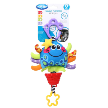 Playgro Musical Pullstring Octopus ของเล่นตุ๊กตาปลาหมึก