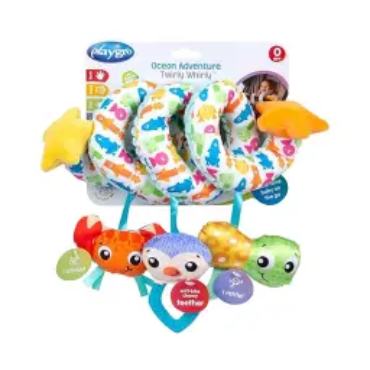 ของเล่นเถาวัลย์ติดรถเข็นเด็ก OCEAN ADVENTURE TWIRLY WHIRLY หลากสี