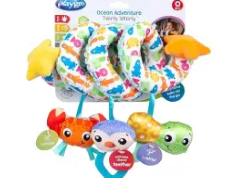 ของเล่นเถาวัลย์ติดรถเข็นเด็ก OCEAN ADVENTURE TWIRLY WHIRLY หลากสี