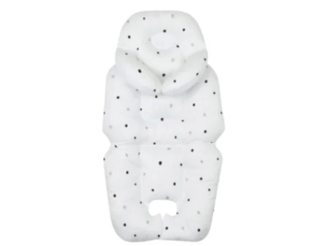 เบาะรองนอนรถเข็น HUGPAPA STROLLER LINER สีขาว
