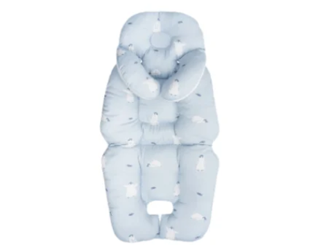เบาะรองนอนรถเข็น HUGPAPA STROLLER LINER สีฟ้า