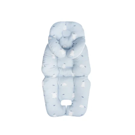 เบาะรองนอนรถเข็น HUGPAPA STROLLER LINER สีฟ้า
