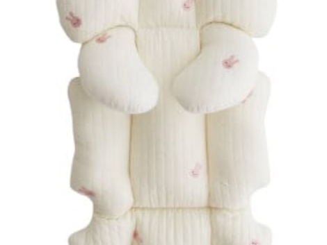 เบาะรองรถเข็น คาร์ซีท ARIBEBE ผ้าฝ้าย ลายกระต่าย