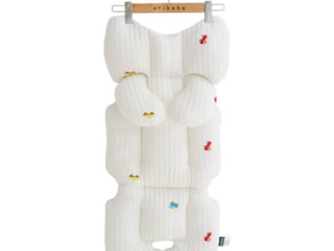 เบาะรองรถเข็น คาร์ซีท ARIBEBE ผ้าฝ้าย ลายรถยนต์