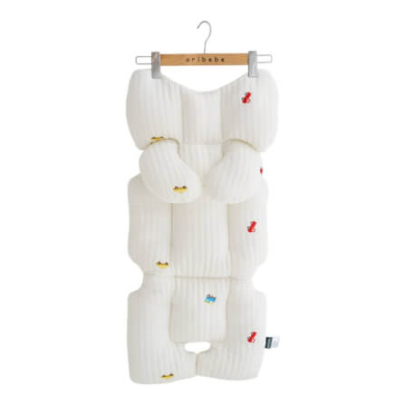 เบาะรองรถเข็น คาร์ซีท ARIBEBE ผ้าฝ้าย ลายรถยนต์